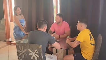 My Friendly Husband Invited His Friends Over And I Ended Up Satisfying Them All