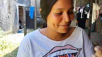 Watch As My Neighbor Flaunts Her Derrière And Gets Covered In Semen