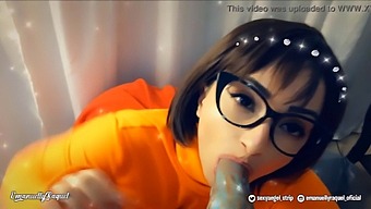 Velma Gives A Blowjob And Gets A Mouthful In This Scooby Doo Porn Video