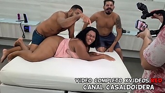 Brazilian Black Teen Gets Fucked By Her Stepbrothers