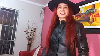 Beautiful Milf Goddess Dresses Up As A Sexy Halloween Witch