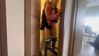 Mature Aunt And I Have A Steamy Encounter In The Bathroom