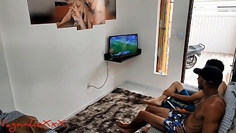 A Parody Of A Click Session That Led To Confusion, As The Couple Watched One More Game Before Everything Settled In One Click And A Lot Of Anal Sex Until The Woman Squirts And The Man Ejaculates