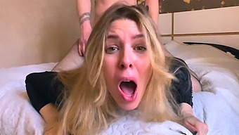 Watch Her Moan In Pleasure As She Gets Fucked On Camera