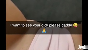 Snapchat Sexting With Best Friend'S Dad Leads To Self-Pleasure - Joyliii