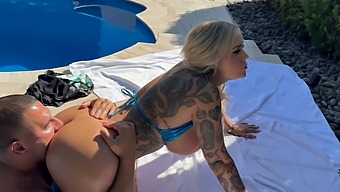Die Schöne Blondine Kali Roses Bekommt In Diesem Verifizierten Amateurvideo Eine Cremige Gesichtsbesamung.