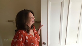 Elderly Woman Enjoys A Surprise Visit From Her Landlord In A Steamy Homemade Video