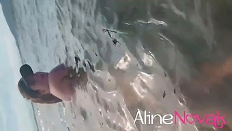 A Stunning Blonde With Ample Bosom Sunbathes On The Beach - Alinenovak.Com.Br