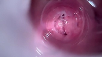 A Camera'S Intimate Exploration Of A Teen'S Wet Vagina