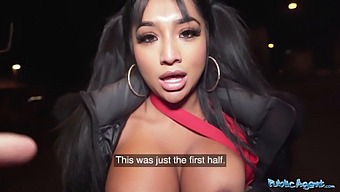 Sexy Asian Yasmina Khan Seduced In Public By Rizz